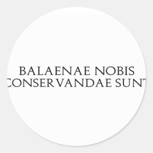 Autocollants de Balaenae Nobis