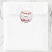Autocollants de baseball nom personnalisé (Sac)