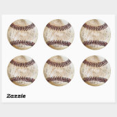 Autocollants de baseball vintage pour écriture man (Feuille)