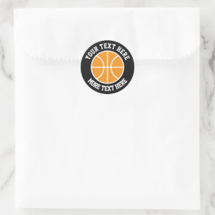 Autocollants de basket-ball de couleur personnalis