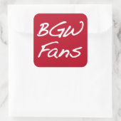 Autocollants de BGWFans (Sac)