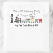 Autocollants de billet de train pour la fête d'ann (Sac)