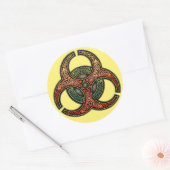 Autocollants de Biohazard de Knotwork (Enveloppe)