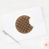 Autocollants de biscuits gaufres mordus (Enveloppe)