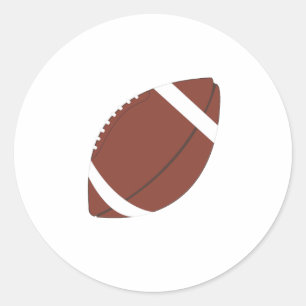 Autocollants de boule de rugby