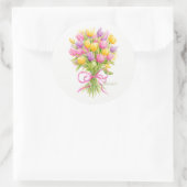 Autocollants de bouquet de tulipes printanières (Sac)