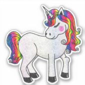Autocollants de bouteille d'eau Unicorn Stickers (Devant)