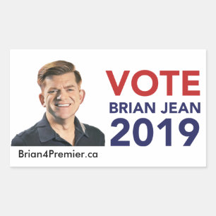 Autocollants de Brian Jean de vote