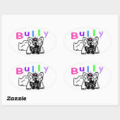 Autocollants de bulldog français (Feuille)