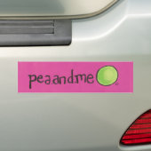 autocollants de bumber de pea.and.me (En voiture)