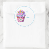 Autocollants de cadeau de gâteau d'anniversaire (Sac)