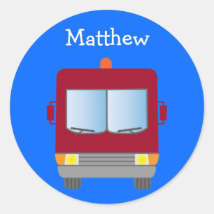 Autocollants de camion de pompiers