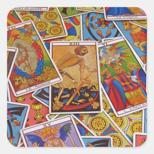 autocollants de cartes tarot (Devant)