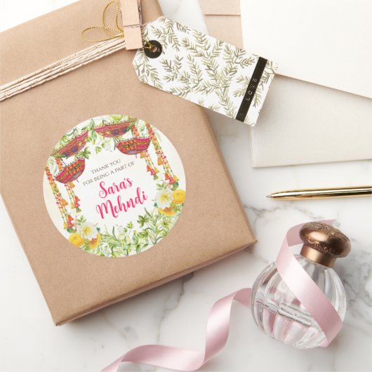 Autocollants de cérémonie Mehndi (Cadeaux)