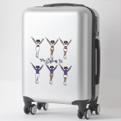 Autocollants de changement rapide Majorette (Aqua (Sur valise)