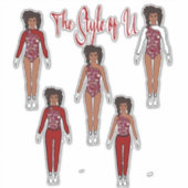 Autocollants de changement rapide Majorette / Dans (Devant)