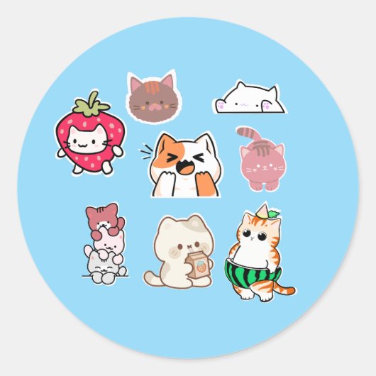 Autocollants de chat (Devant)
