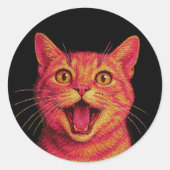 Autocollants de chat mignons. (Devant)
