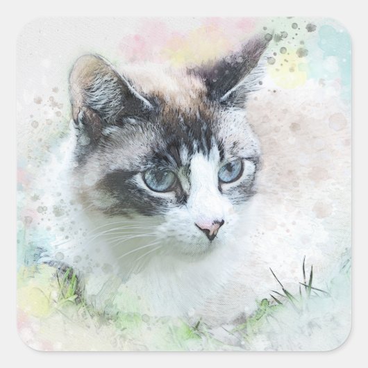 autocollants de chat rêve (Devant)