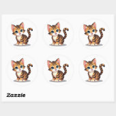 Autocollants de chaton adorable (Feuille)
