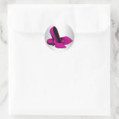 Autocollants de chaussures à talons hauts rose cha (Sac)
