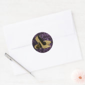 Autocollants de chaussures à talons hauts violets (Enveloppe)