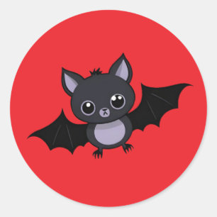 Autocollants de chauve-souris de Halloween de dess