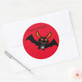Autocollants de chauve-souris d'Halloween ! (Enveloppe)