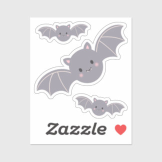 Autocollants de chauve-souris mignons d'Halloween