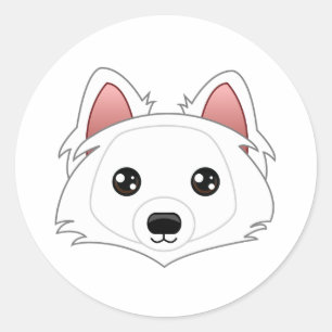 Autocollants de chien esquimau