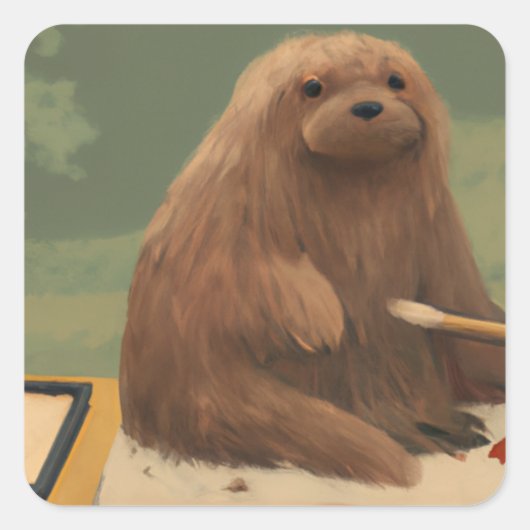 autocollants de chiens en peluche mignons (Devant)