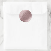 Autocollants de cire à cacheter avec monogramme à (Sac)