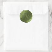 Autocollants de cire à sceau de monogramme de scri (Sac)