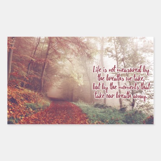 Autocollants de citation à vie (Devant)