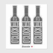 Autocollants de citation à vin (Feuille)