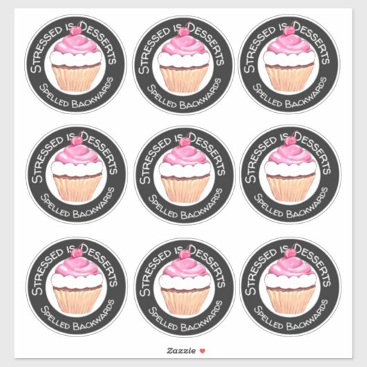 Autocollants de citation d'anniversaire drôles Cup (Feuille)