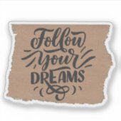 Autocollants de citation de motivation de style sc (Devant)