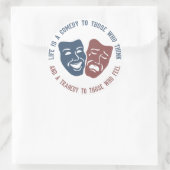 Autocollants de citation LIFE (Sac)