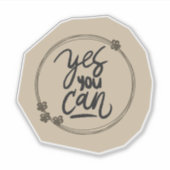 Autocollants de citations de motivation de style s (Devant)
