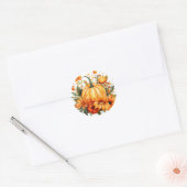 Autocollants de citrouille d'automne (Enveloppe)
