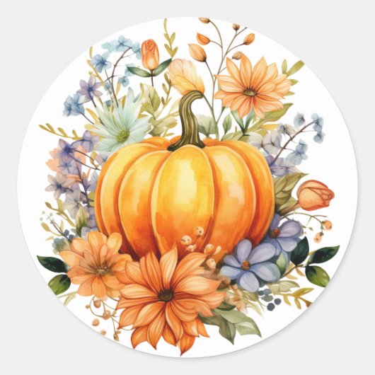 Autocollants de citrouille d'automne (Devant)