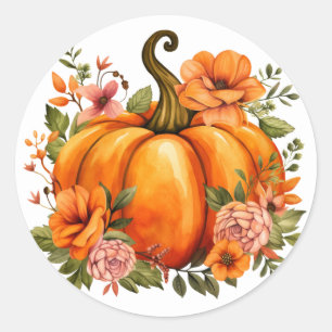 Autocollants de citrouille d'automne