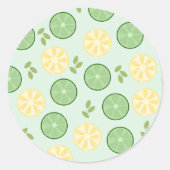 Autocollants de Citrus Botaniques (Devant)