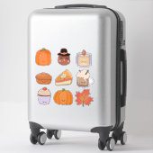 Autocollants de cliparts de Thanksgiving (Sur valise)