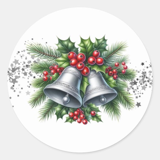 Autocollants de cloches de Noël (Devant)
