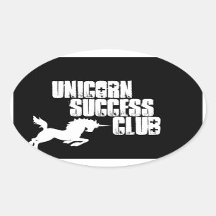 Autocollants de club de succès de licorne