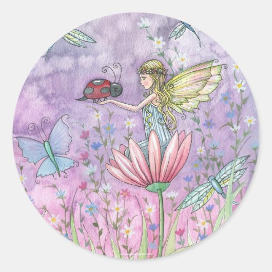 Autocollants de coccinelle fée par Molly Harrison (Devant)