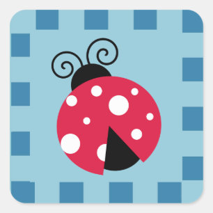 Autocollants de coccinelle mignonne