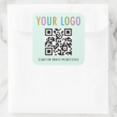 Autocollants de code QR à motif pour site web avec (Sac)