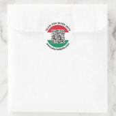Autocollants de code QR de la Hongrie moderne, Dra (Sac)